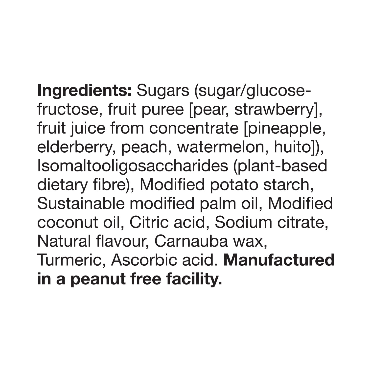 REALFRUIT 33% Less Sugar Paradise Punch, Dare Candy