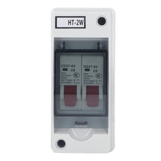 Oubit Leakage Circuit Breaker,Miniature Circuit Breaker 2 Miniature Circuit Breaker Circuit Breakerwith Box Built for Professionals