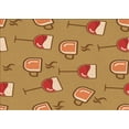 thumbnail image 1 of Ahgly Company Machine Washable Indoor Rectangle Transitional Yellow Area Rugs, 7' x 9', 1 of 7