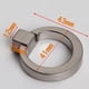 thumbnail image 3 of Tirador circular para puerta de gabinete con forma de anillo cepillado, 3 of 5