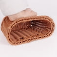 thumbnail image 4 of Mosiee Classic Retro Design Bicycle Basket With Easy To Attach Faux Leather Strap, 4 of 9