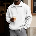 thumbnail image 2 of GrmtClth Mens Sweatshirts Quarter Zip Pullover Long Sleeve Golf Shirt 1/4 Half Zip Running Workout Pullover Tops Sweatshirt XL, 2 of 7
