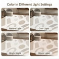 thumbnail image 7 of ODIKA 9'x12' Beige Taupe Modern Abstract Geometric Washable Area Rug Minimalist Scandinavian Style Circles Lines Shapes for Dining Room, Basement, Large Office, Non-Slip Chair-Friendly, 7 of 7