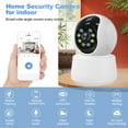 thumbnail image 6 of Security Camera, 2025 New Upgrade 5G Frequency Surveillance Camera Indoor Home Security Camera1080P High-definition Full Color Night Vision WiFi Network Remote Two Way Audio, 6 of 9