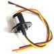 thumbnail image 1 of Taidacent 3 cables 4 cables 5A 10A 15A 30A Anillo colector eléctrico Anillo colector Junta de contacto eléctrico rotatorio Conector giratorio Conmutador (3 cables 15A Diámetro 22 mm), 1 of 5