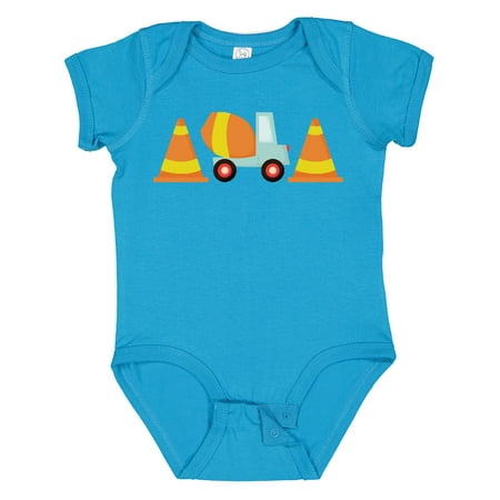 

Inktastic Cement Mixer Construction Gift Baby Boy Bodysuit