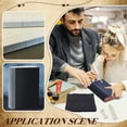 thumbnail image 6 of Book Binding Cloth Kits Binding Tools Set with 2Sheets Black Cotton Cloth Fabric Book Cloth 2pcs Bone Folder Paper Creaser 1 Brush for DIY Bookbinding Crafts Sewing 126×15.8 inch DIY, 6 of 6