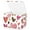 Hearts With Gold Glitter Accents, variant on Foldable Fabric Storage Bin With Handle Collapsible Basket Box Storage With Lid Organizer Hearts with Gold Glitter Accents