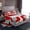 Gray Red, variant on Homewish Black Golden Stripes Lines Twin Sheet Sets 3pcs for Female Men Adults,Vintage Aesthetic Twin Fitted Sheet Microfiber,Geometric Theme Breathable Flat Sheet,Luxury Bedroom Decor
