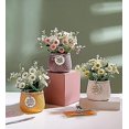 thumbnail image 2 of Flores artificiales falsas, planta artificial de interior pequeña, planta artificial de interior y exterior, decoración de plantas falsas para el hogar, sala de estar, cocina, dorm, 2 of 5