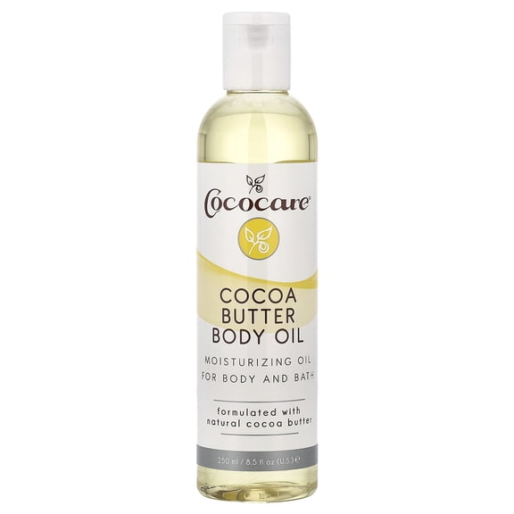 Cococare Cocoa Butter Body Oil for Body and Bath, 8.5 oz