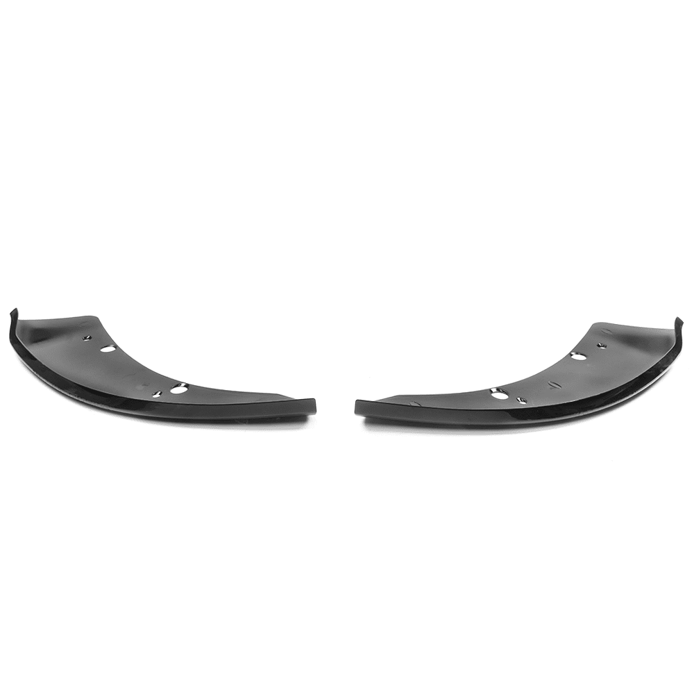 Ikon Motorsports Compatible with 15-23 Dodge Charger SRT Scat Pack Front Bumper Lip Splitter Gloss Black