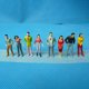 thumbnail image 4 of Gwong Juguete 100pcs 1: 75/1: 100/1: 150 Modelo de arena miniatura mixta DIY PERSONAS PERSONAS FIGURAS Gwong 30008107, 4 of 7