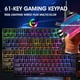 thumbnail image 3 of HXSJ V700 61 Teclas RGB Retroiluminación USB Teclado con cable para computadora PC Gamers Ndcxsfigh Nuevos Originales, 3 of 9