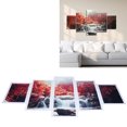 thumbnail image 1 of Decorative Painting, Waterfall Landscape Pattern Frameless Painting  for Office for Living Room for Bedroom, 1 of 8