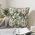thumbnail image 6 of KLL Palm Trees and Tropical Decorative Throw Pillow Covers Velvet Soft for Couch Sofa Bedroom Living Room Outdoor - 16"x16", 6 of 8