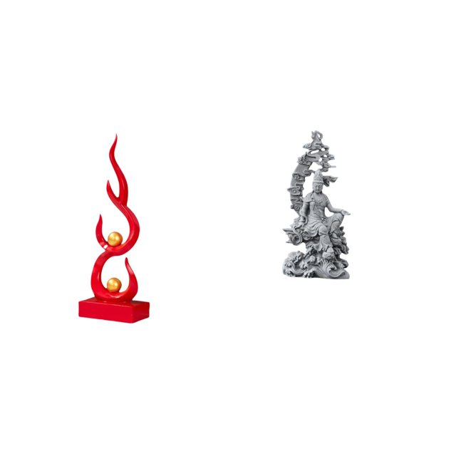 Escultura abstracta de fuego,Estatua de arte abstracto para decoración del hogar,Escultura de fuego moderna,coleccionable,regalo,Estatua de Guan Yin,Estatua de Guan Yin para decoración del