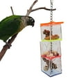 thumbnail image 2 of Hexagrama acrílico multicapa para morder pájaros, cuenco de comida para loros, juguete de forrajeo, suministros para mascotas, accesorio, 2 of 10