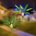 thumbnail image 3 of 2-Pack Solar Christmas Tree Lights Outdoor, 25" Prelit Artificial Palm & Banana Plants with 8 Lighting Modes, Pathway Spike for Yard, Patio, Garden Xmas Decor, 3 of 6