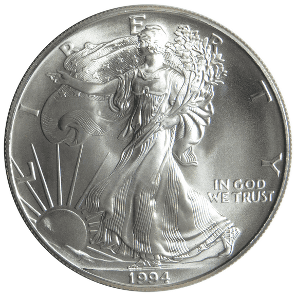 1994 $1 American Silver Eagle 1 oz Brilliant Uncirculated