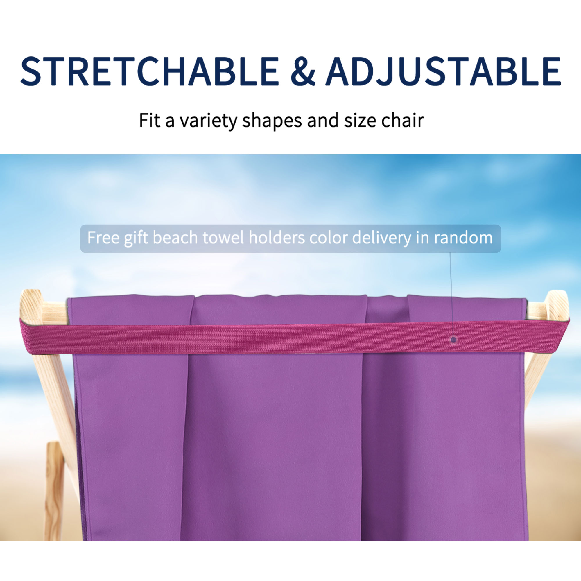 Unique Bargains Quick Dry Microfiber Beach Camping Towel 30" x 60" Purple