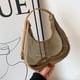 thumbnail image 3 of Bolsos de hombro para mujer, bolso informal de PVC transparente para teléfono, monedero para niñas (marrón), 3 of 8