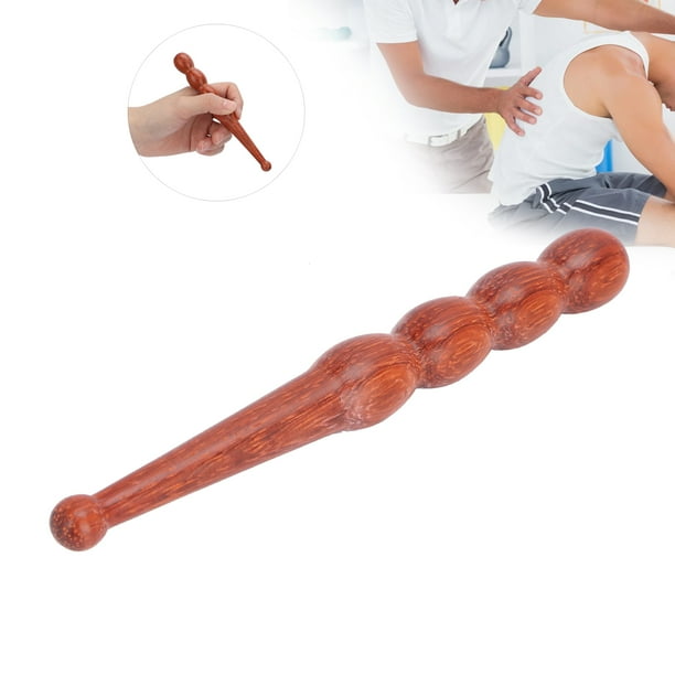 Palo de Masaje de Manos y Pies de Madera, Masajeador de Terapia de Reflexología para Viajes en Casa, Alivio del Dolor, Diseño Ergonómico, Mejora El Flujo Sanguíno,