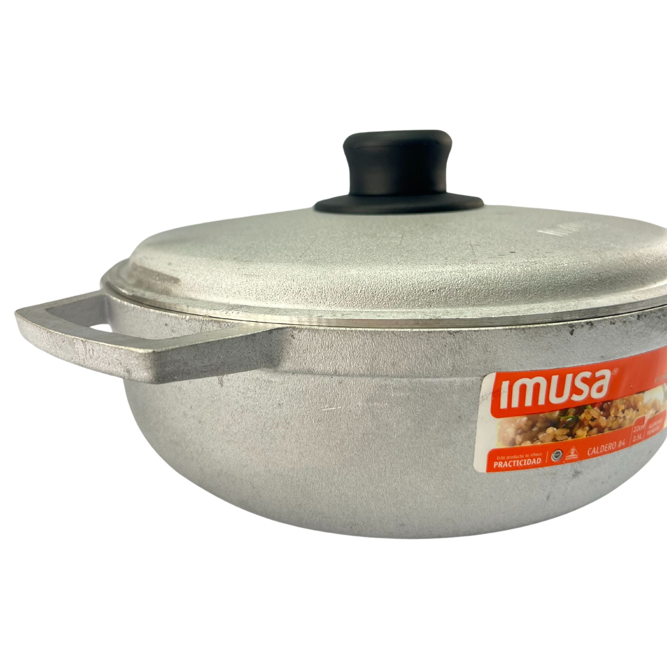 IMUSA Cast Aluminum Caldero Dutch Oven with Double Side Handles