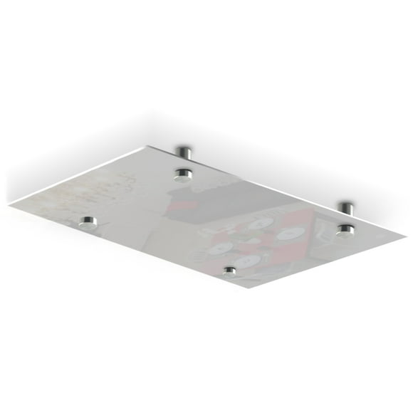 Calefactor cristal techo white star 660w CalorSolar 343CaSol-TB4 Blanco