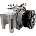 thumbnail image 2 of 6-Groove Pulley A/C Compressor Compatible With Isuzu Oldsmobile Saab Ascender LS 6 Cyl 4.2L 2003-2006 Sanden 3450; 3452 By 3450 77548 254427 0610103 637561 1010640 1520749, 2 of 6