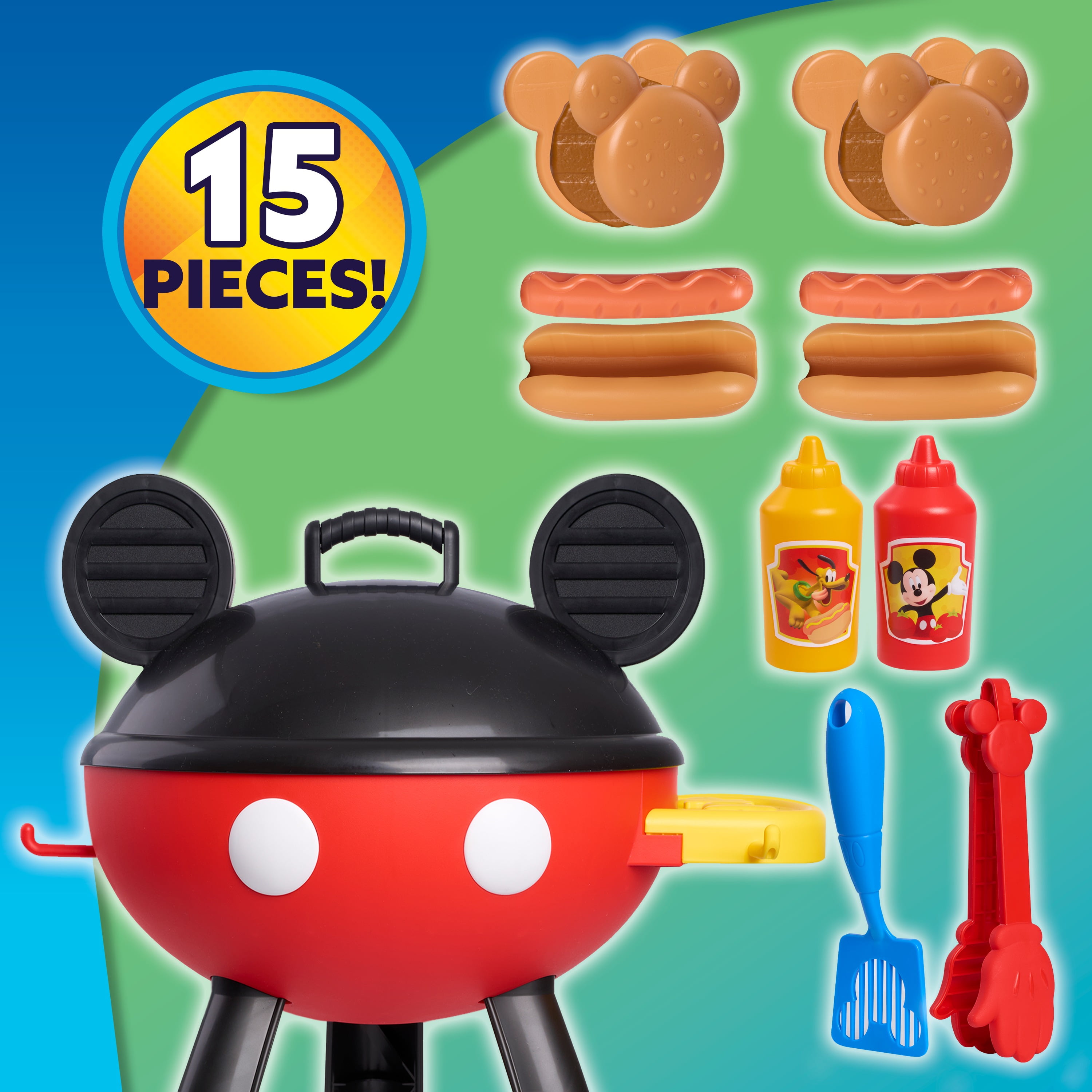 Disney Jr. Mickey Mouse Clubhouse Hot Diggity Grill Set, 15-pieces