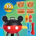 thumbnail image 4 of Disney Jr. Mickey Mouse Clubhouse Hot Diggity Grill Set, 15-pieces, Kids Toy for Ages 3 and up, 4 of 8