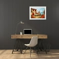thumbnail image 3 of Borelli, Guido 14x12 White Modern Wood Framed Museum Art Print Titled - Il Giardino Rosso, 3 of 4