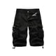 thumbnail image 5 of Pantalones cortos Qarigey hombre Cintura expandible Negro y Caqui, 5 of 6