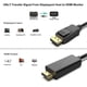 thumbnail image 3 of DisplayPort to HDMI 1.8 Meter Gold-Plated Cable Black 2-Pack, 3 of 5