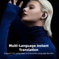 thumbnail image 4 of AI Translation Earbuds Real Time,133 Language Translator Earbuds for IOS and  3-in-1 Translation Headphones Translating Device for Travel Business Learning, 4 of 7