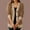 Yellow, variant on Long Sleeved Knitted Cardigan Jacket Casual Fashion Lightweight Soft Acrylic Stylish Comfortable Winter Wear Suitable for Party Dates Formal Events Khaki M