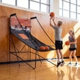 thumbnail image 2 of Costway Foldable Basketball Arcade Game with 8 Modes & Electronic Scoring & Sound Effect, 2 of 10