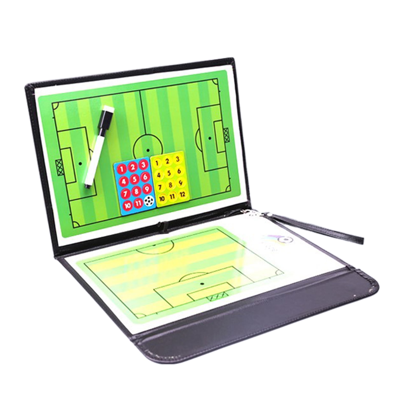 Tnarru Soccer Coaching Board,Training Equipment,Football Coaching Clipboard Magnet Board Gifts FSoccer Board Writing Wipe Pen Equipment