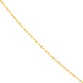 thumbnail image 4 of 14K Yellow Gold Women's 18" 0.55mm Box Chain Necklace with 040 Gauage and 5.5mm Spring Ring Japanese Tag, 4 of 4