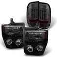 thumbnail image 6 of AKKON - For Ford F250 F350 F450 F550 Super Duty Black Smoked Projector Headlights + Smoked LED Tail Light, 6 of 6