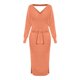 thumbnail image 5 of Vestido informal de mujer con cuello en V y espalda escotada: diseño elegante para todas las estaciones, lavable a máquina, tallas S-XL, largo 105-108 cm., 5 of 5