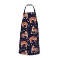 thumbnail image 2 of Picia Leopard Print Waterproof Apron for Unisex Adult - Adjustable Bib Apron with Pockets, Ideal for Cooking, Gardening, Painting, and Household Chores, 2 of 9