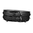 thumbnail image 2 of EHJRE Womens Leather Corset Belt Buckle Cinch Belt Costume Accessories Wide Waist Belt Black, 2 of 9