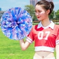 thumbnail image 2 of 4Pcs Matte Cheerleading Pom Poms Handheld PE Flower Cheer Poms Large 30CM Handheld Performance Props Type 9, 2 of 8