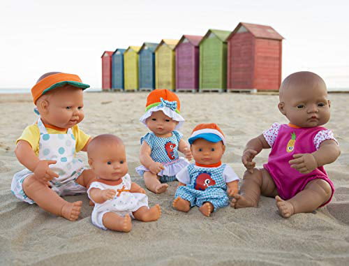 Caucasian Girl Doll For Kids 12.63'' Anatomically Correct Newborn Baby Doll Miniland Educational 