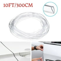 10ft Clear Strip Car Door Edge Trim Molding Rubber Guard Scratch Protector Decor