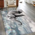 thumbnail image 4 of 4x6 Washable Area Rug, Elephants Non-Slip Rectangle Rug for Living Room Office, Fantasy Indoor Accent Floor Mat for Home Decor, 4 of 9