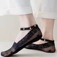 thumbnail image 5 of MSJUHEG No Show Socks Womens,Lace Socks,Womens Socks,Footies Socks for Women,Flat Socks,Ballerina Socks Solid Non Slip Socks Lace Splice Socks Boat Socks Black 1 One Size, 5 of 5