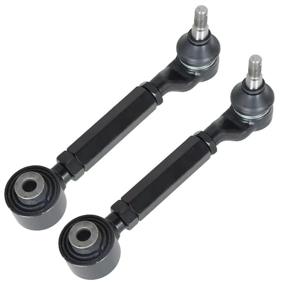 Detroit Axle - 2pc Rear Upper Forward Control Arms for 2003-2007 Honda Accord, Upper Forward Control Arms with Ball Joints Assembly 2004 2005 2006 Replacement